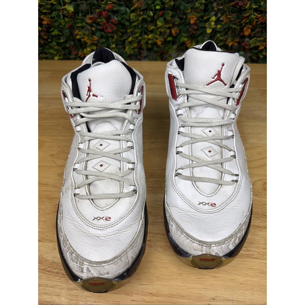 Air Jordan XXII OG "Chicago Home" Basketball Shoes White Black Red Men's 12 2007 - Picture 2 of 11